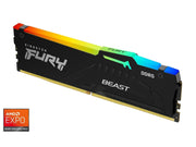 Kingston FURY Beast RGB DDR5-5600 - 32GB - CL36 - Single Channel (1 pcs) - AMD EXPO & Intel XMP - Schwarz mit RGB