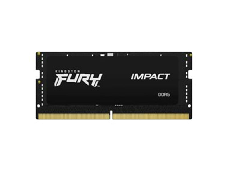 Kingston FURY Impact DDR5-4800 - 16GB - CL38 - Dual Channel (2 pcs) - Schwarz