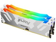 Kingston FURY Renegade RGB DDR5-6400 - 32GB - CL32 - Dual Channel (2 pcs) - Intel XMP - Weiß mit RGB