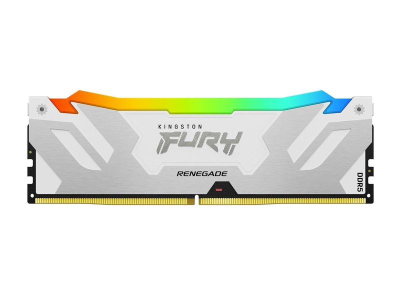 Kingston FURY Renegade RGB DDR5-6400 - 32GB - CL32 - Dual Channel (2 pcs) - Intel XMP - Weiß mit RGB