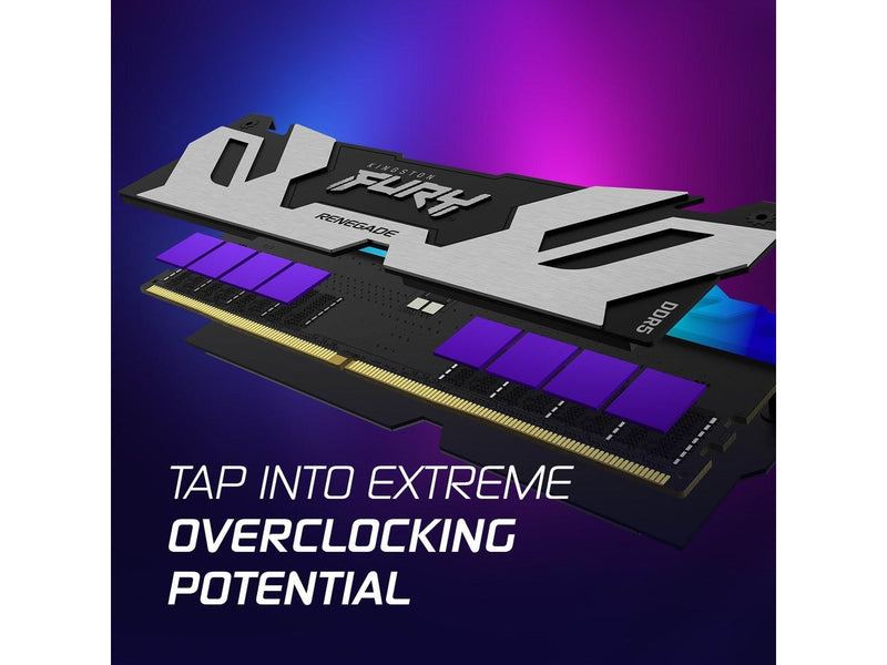 Kingston FURY Renegade RGB DDR5-8000 - 24GB - CL38 - Intel XMP - Schwarz mit RGB
