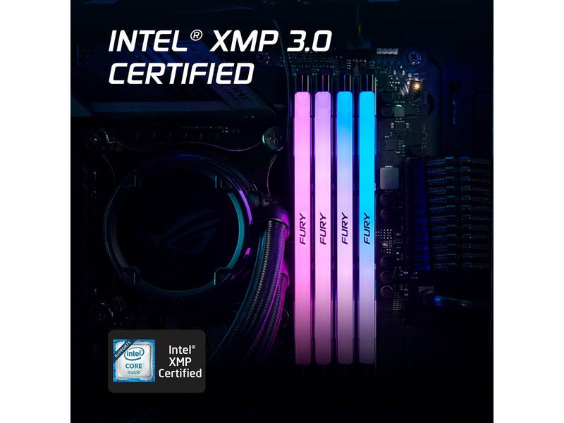 Kingston FURY Renegade RGB DDR5-8000 - 24GB - CL38 - Intel XMP - Schwarz mit RGB