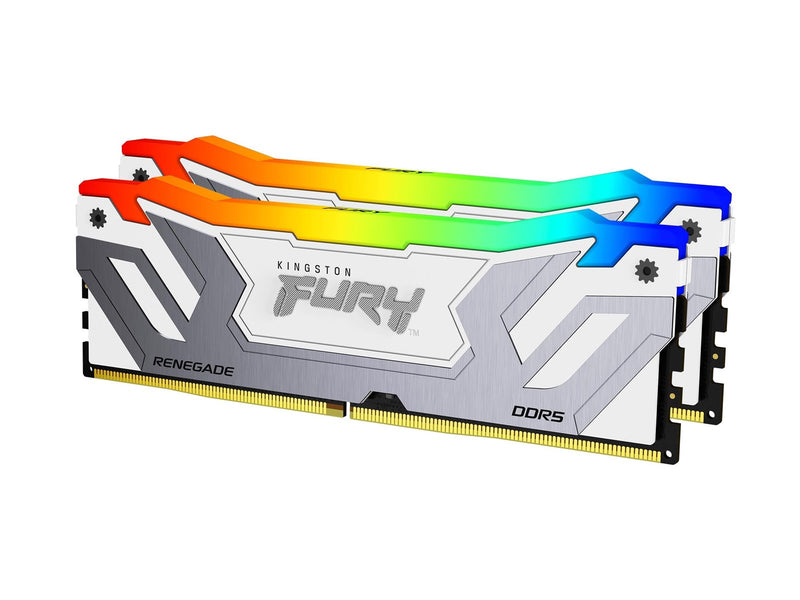 Kingston FURY Renegade RGB DDR5-8000 - 48GB - CL38 - Dual Channel (2 pcs) - Intel XMP - Silber mit RGB