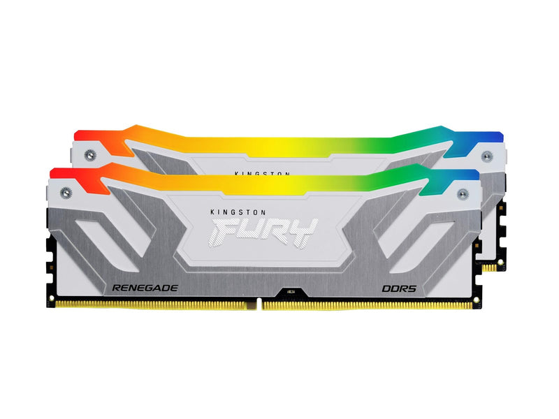 Kingston FURY Renegade RGB DDR5-8000 - 48GB - CL38 - Dual Channel (2 pcs) - Intel XMP - Silber mit RGB