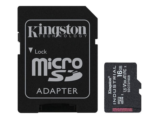 Kingston Industrial microSD/SD - 100MB/s - 16GB