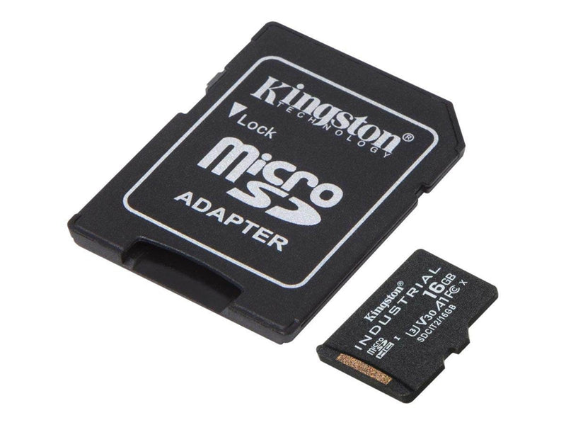 Kingston Industrial microSD/SD - 100MB/s - 16GB
