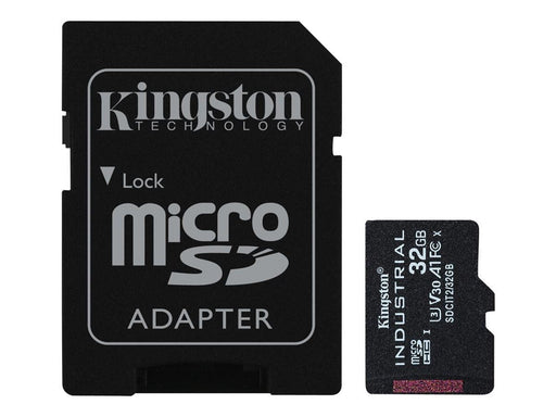 Kingston Industrial microSD/SD - 100MB/s - 32GB