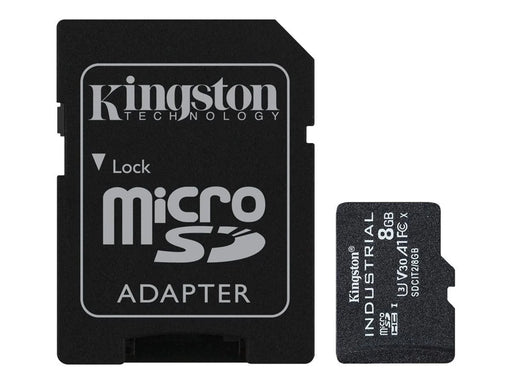 Kingston Industrial microSD/SD - 100MB/s - 8GB