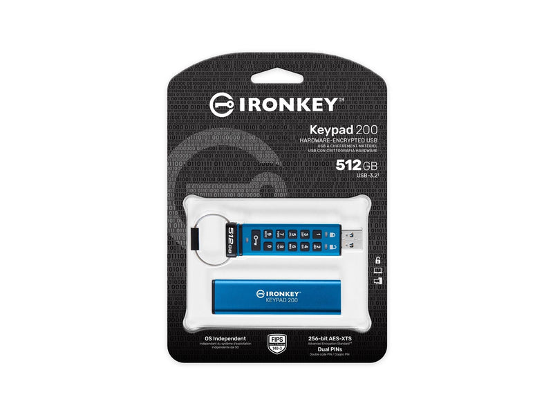 Kingston IronKey 200 - 512GB - USB-Stick