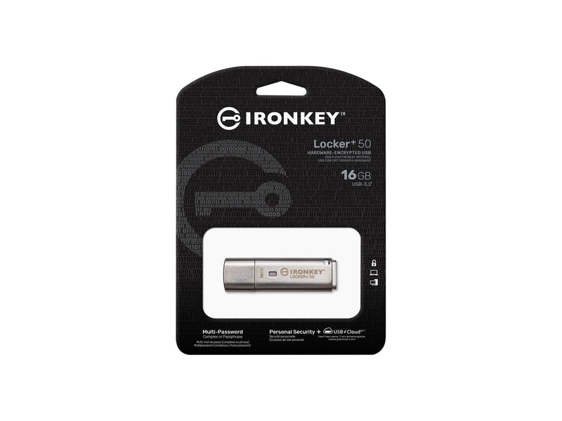 Kingston IronKey Locker+ 50 - 128GB - USB-Stick