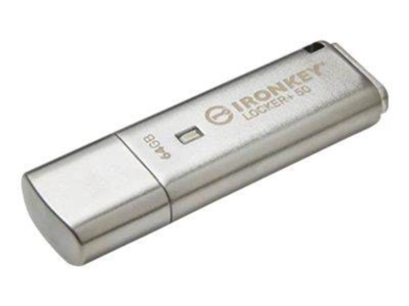 Kingston IronKey Locker+ 50 - 64GB - USB-Stick