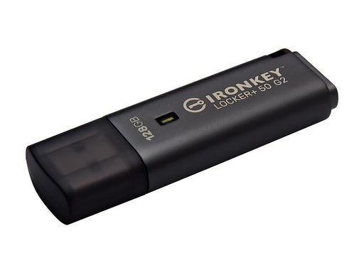 Kingston IronKey Locker+ 50 G2 - Schwarz - 128GB - USB-Stick