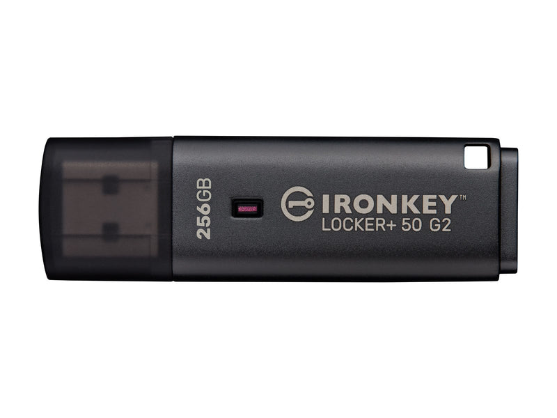 Kingston IronKey Locker+ 50 G2 - Schwarz - 256GB - USB-Stick