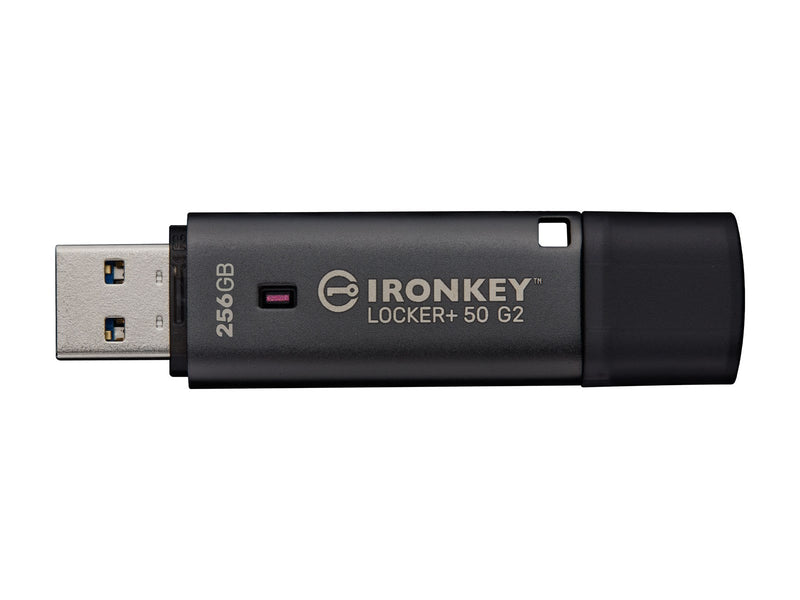 Kingston IronKey Locker+ 50 G2 - Schwarz - 256GB - USB-Stick