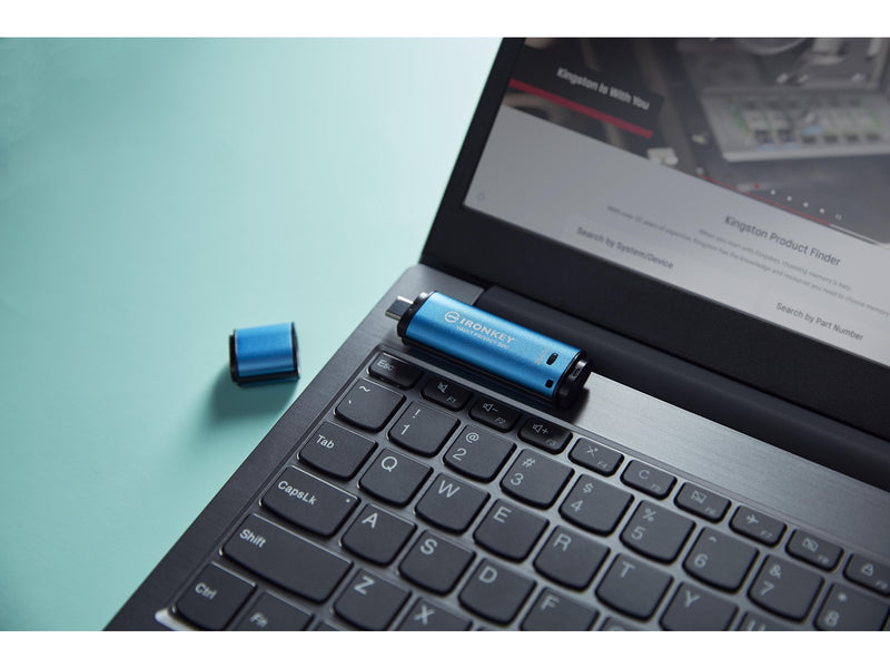 Kingston IronKey Vault Privacy 50 (USB-C 3.2) - 256GB - USB-Stick