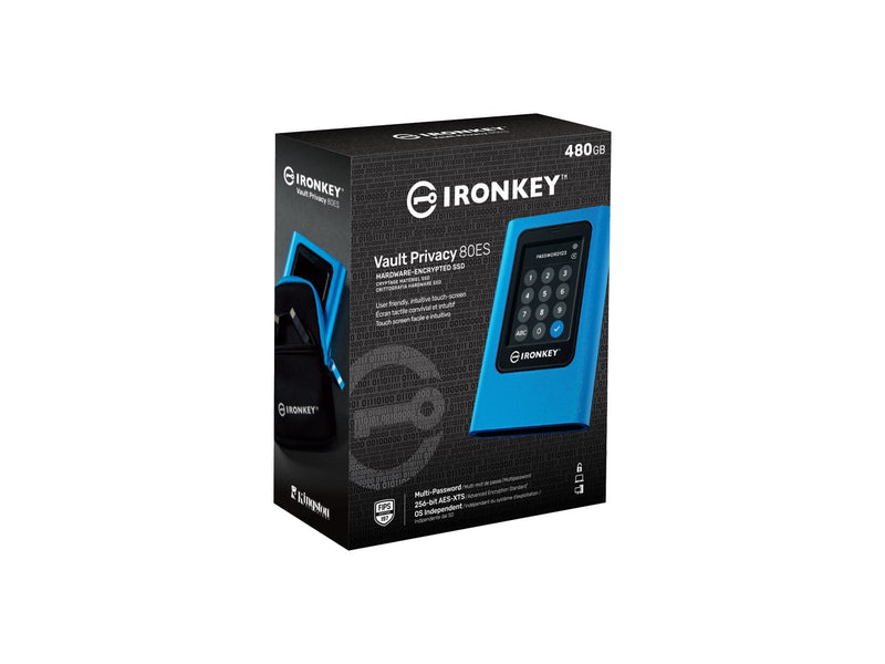 Kingston IronKey Vault Privacy 80 - 960GB - Extern SSD - USB 3.2 Gen 1