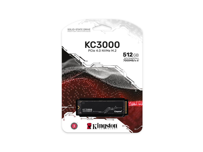 Kingston KC3000 SSD - 512GB - PCIe 4.0 - M.2 2280