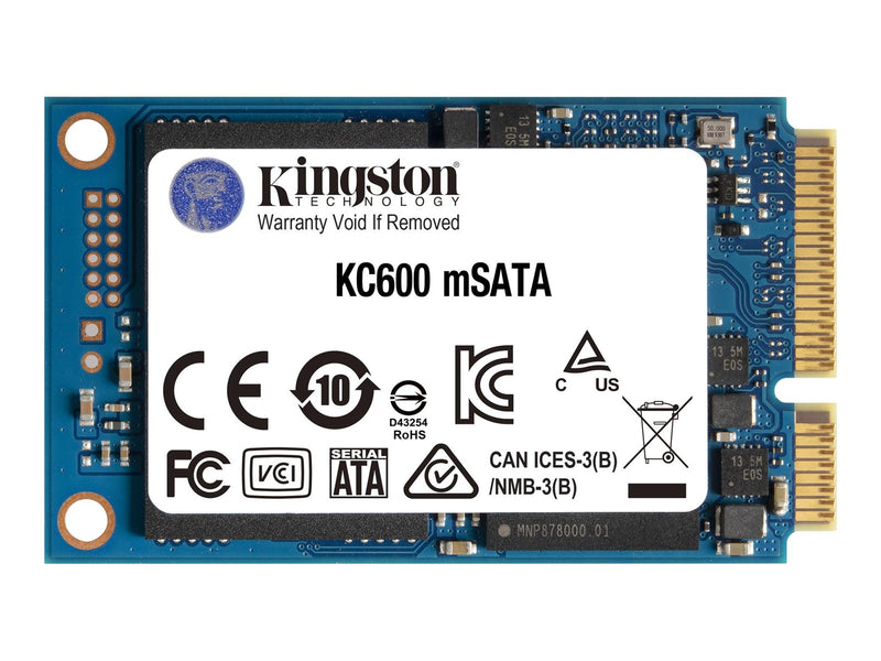 Kingston KC600 SSD - 512GB - SATA-600 - mSATA