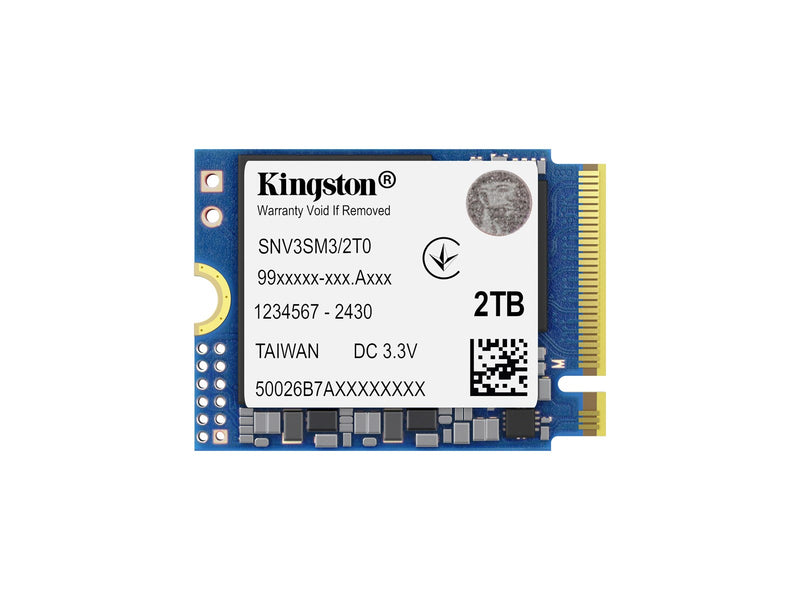 Kingston NV3 SSD - 2TB - PCIe 4.0 - M.2 2230
