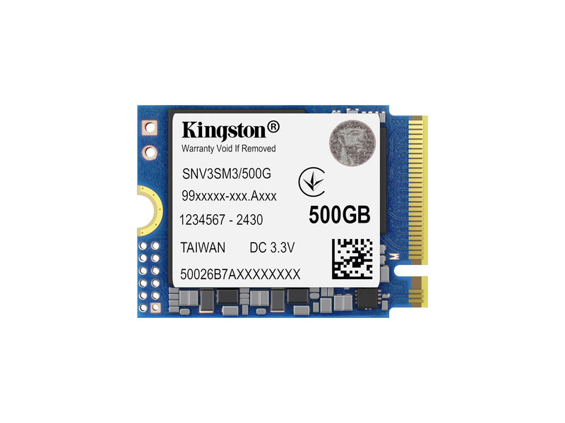 Kingston NV3 SSD - 500GB - PCIe 4.0 - M.2 2230