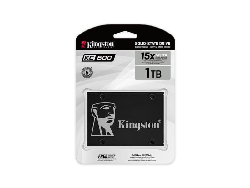 Kingston SSDNow KC600 SSD - 1TB - 2.5" - SATA-600
