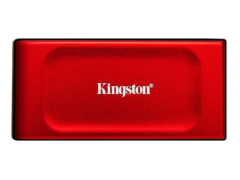 Kingston XS1000 Portable SSD - 1TB - Extern SSD - Rot - USB 3.2 Gen 2