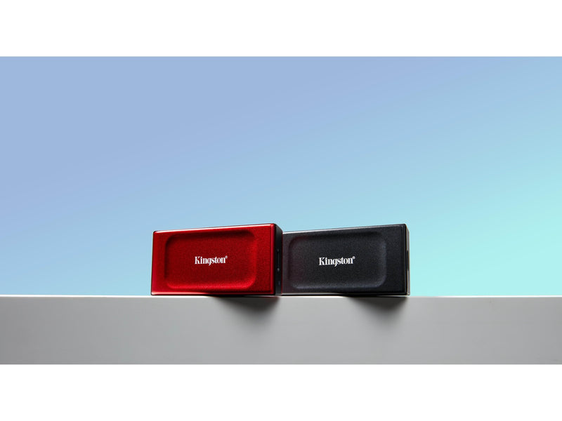 Kingston XS1000 Portable SSD - 2TB - Extern SSD - Rot - USB 3.2 Gen 2