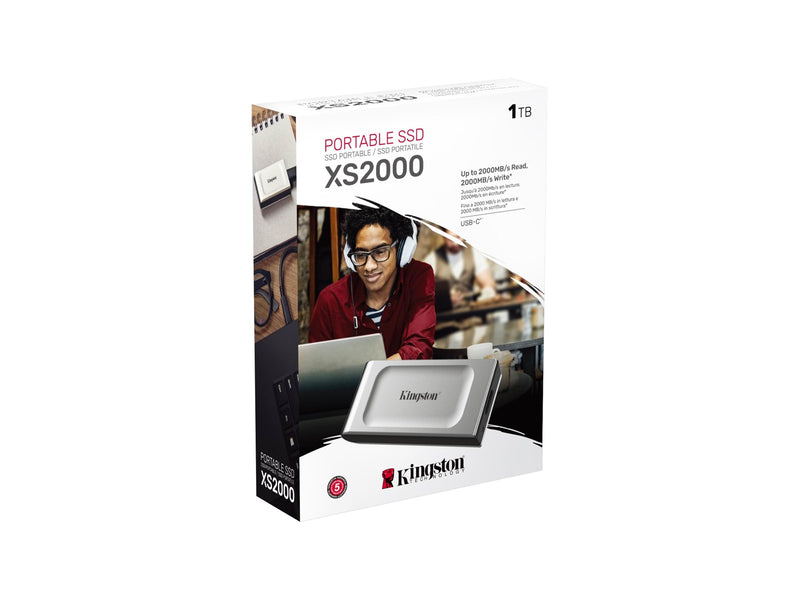Kingston XS2000 Portable SSD - 1TB - Extern SSD - USB-C