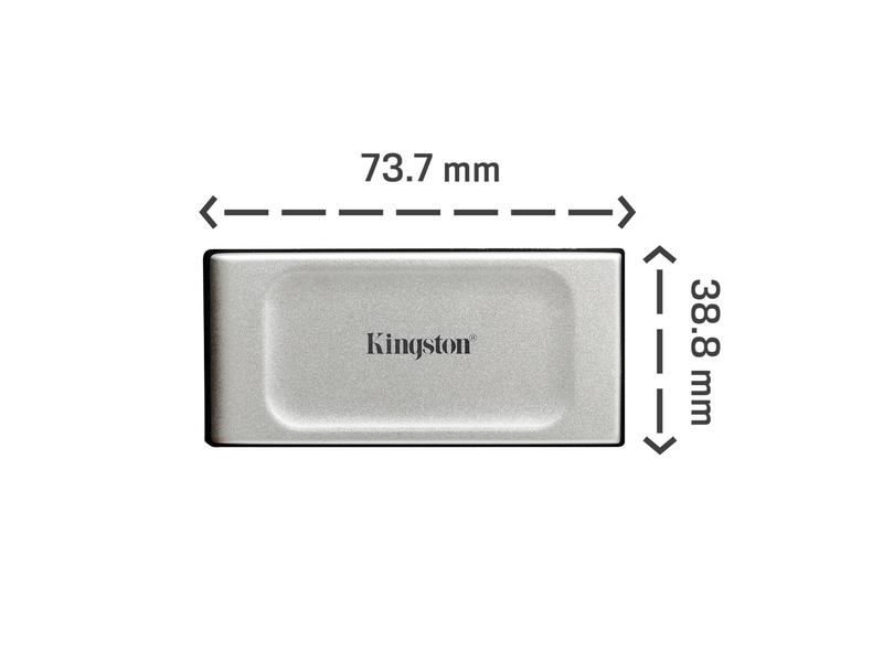 Kingston XS2000 Portable SSD - 2TB - Extern SSD - USB-C