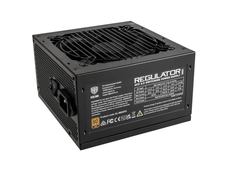 Kolink Regulator 1200W ATX 3.0 Netzteile - 1200 Watt - 120 mm - ATX 3.0 - 80 Plus Gold zertifiziert
