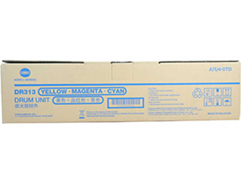 Konica Minolta A7U40TD / DR-313 Drum Kit Cyan Magenta Yellow