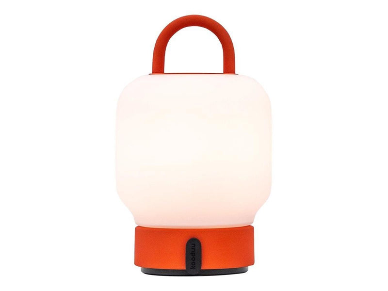 Kooduu Loome - table lamp - lantern - orange opal