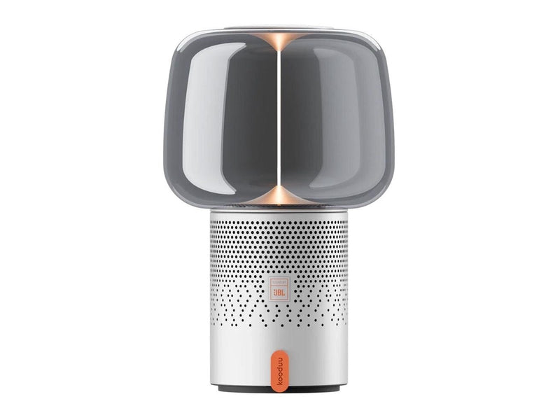 Kooduu Serena Play Portable speaker lamp powered by JBL - Frosted Silver