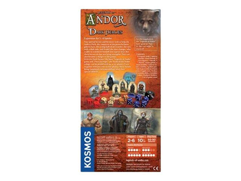 Kosmos Legends of Andor: Dark Heroes 5-6 Players Expansion