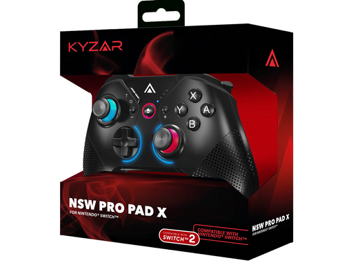 Kyzar Switch Pro - Black - Wireless Controller - Nintendo Switch 2