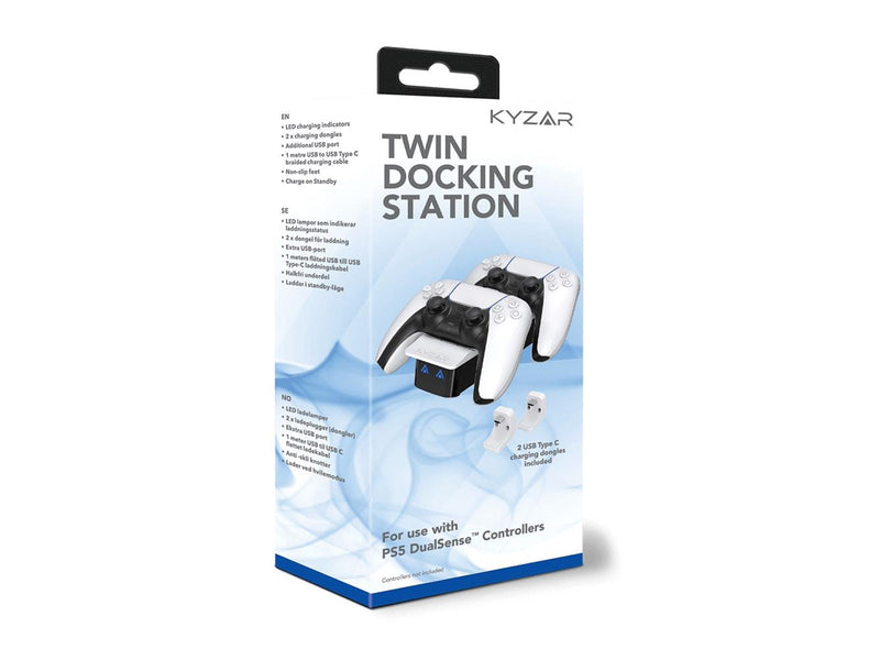 Kyzar Twin Docking Station for PS5 - Miscellaneous Zubehör für Spielkonsole - Sony PlayStation 5