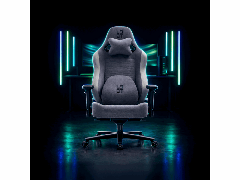 L33T Xsense Gaming Stuhl - Grau - 154 kg