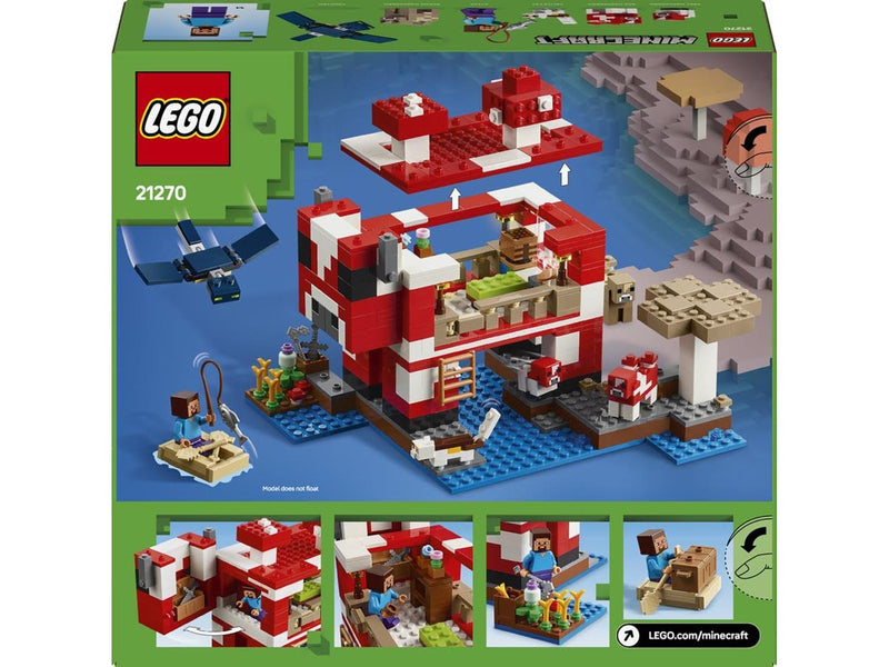 LEGO Minecraft 21270 Das Pilzkuh-Haus