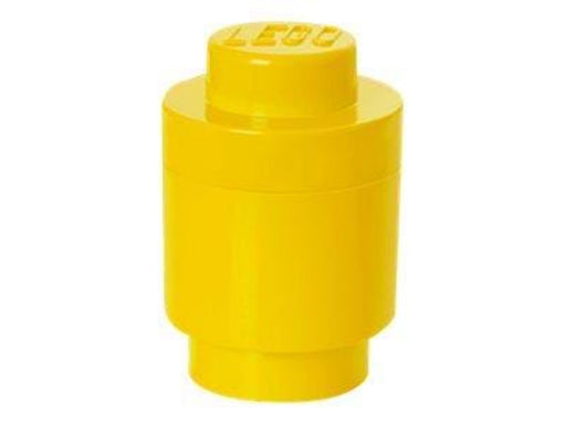 LEGO STORAGE BRICK 1 ROUND - YELLOW