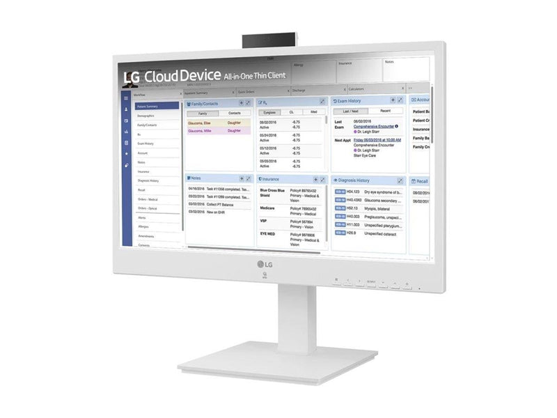 LG 24CR671N-2P - all-in-one Pentium Silver N6005 2 GHz - 8 GB - SSD 256 GB - LED 23.8"