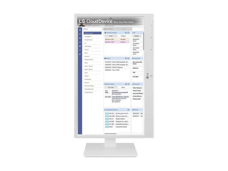 LG 24CR671N-2P - all-in-one Pentium Silver N6005 2 GHz - 8 GB - SSD 256 GB - LED 23.8"