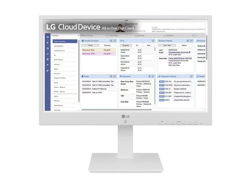 LG 24CR671N-2P - all-in-one Pentium Silver N6005 2 GHz - 8 GB - SSD 256 GB - LED 23.8"