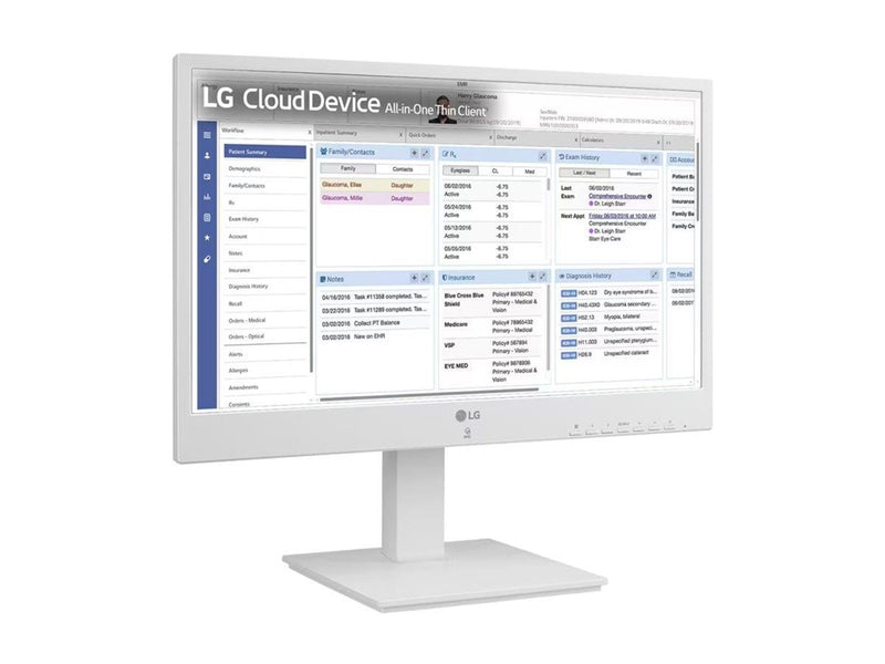 LG 24CR671N-2P - all-in-one Pentium Silver N6005 2 GHz - 8 GB - SSD 256 GB - LED 23.8"