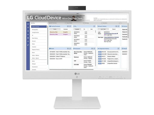 LG 24CR671N-6P - all-in-one Pentium Silver N6005 2 GHz - 8 GB - flash 16 GB - LED 23.8"