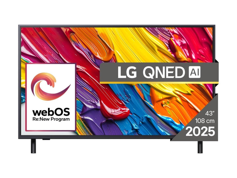 LG 43" Flachbild TV LED 4K 43 colos QNED AI QNED82 4K Smart TV 2025