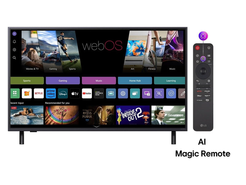 LG 43" Flachbild TV LED 4K 43 colos QNED AI QNED82 4K Smart TV 2025
