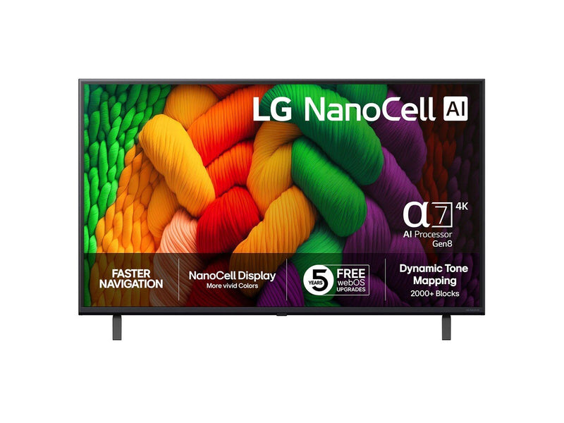 LG 43" Flachbild TV LED 4K 43NANO8EA6A 43" 4K NANO SMART TV