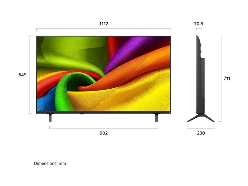 LG 50" Flachbild TV LED 4K Hybrid Log-Gamma (HLG) 50NU900B6LA NANO Smart TV UHD 60 Hz