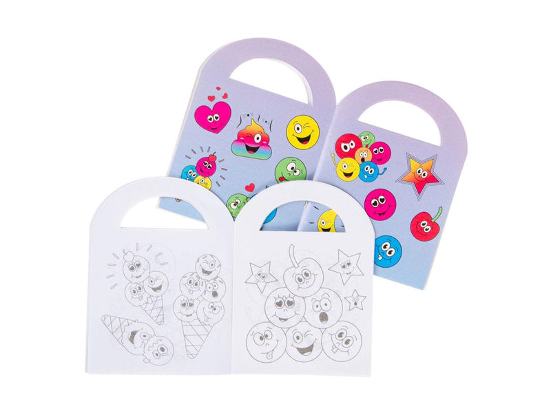 LG-Imports Coloring book with stickers smile face