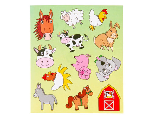 LG-Imports Sticker sheet of farm animals
